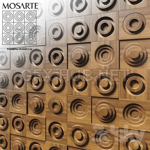 PANEL 3D MODELS – 5628