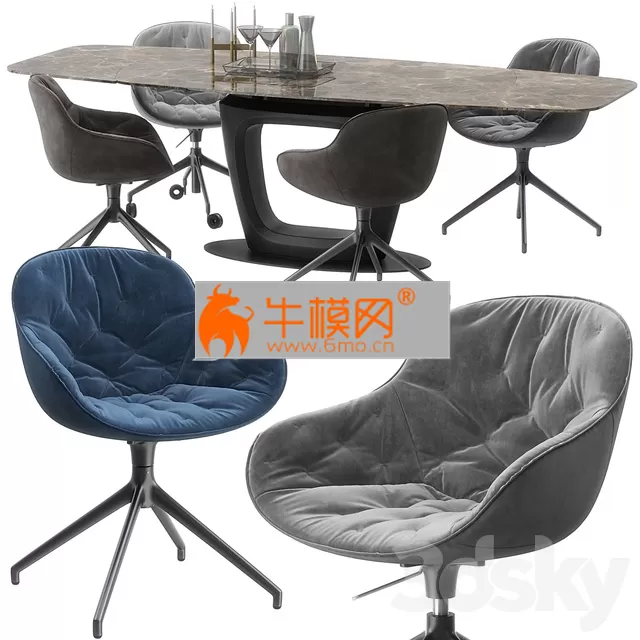 Calligaris Orbital Table Set – 6237