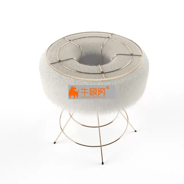 Shell Fur Small Table – 6421