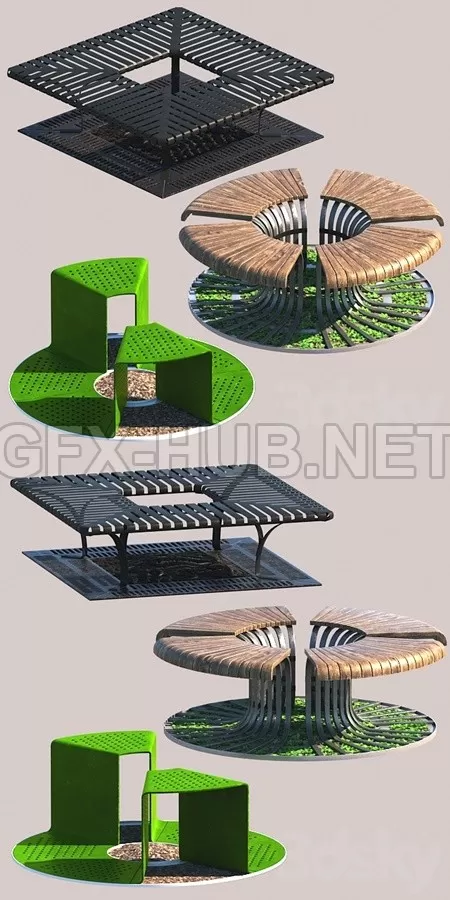 Tree Bench Grates – 6569