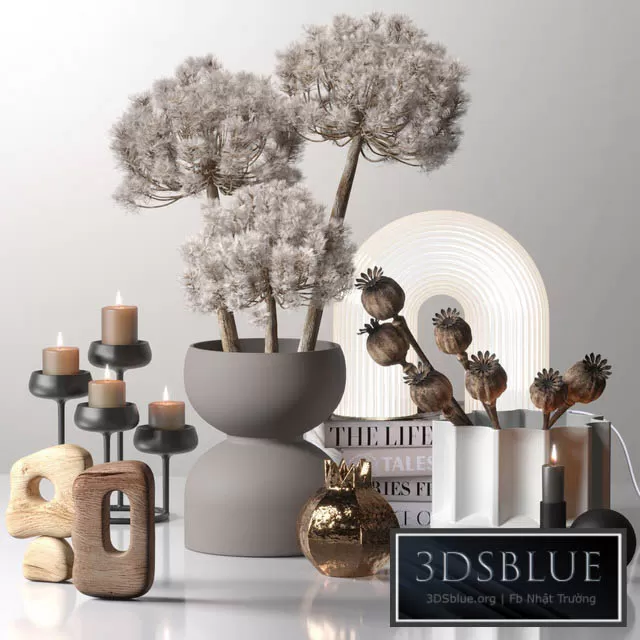 DECORATION – DECORATIVE SET – 3DSKY Models – 3345
