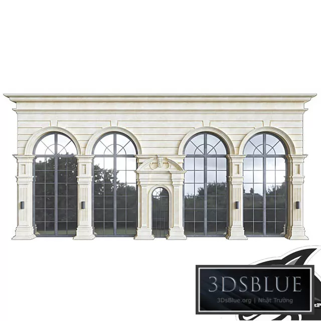 ARCHITECTURE – FACADE ELEMENT – 3DSKY Models – 348
