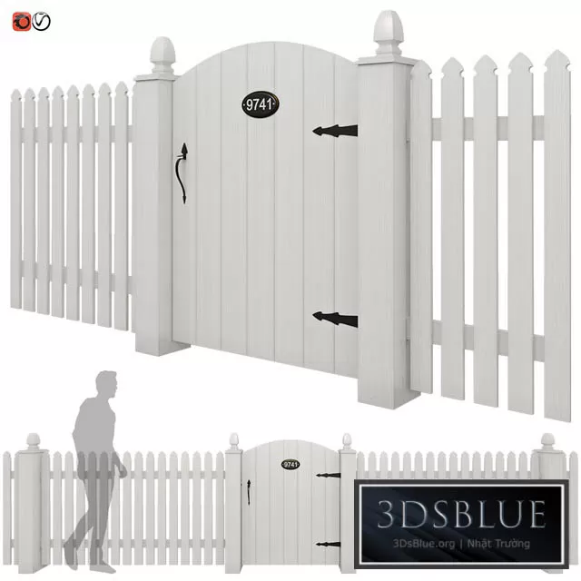 ARCHITECTURE – FENCE – 3DSKY Models – 388