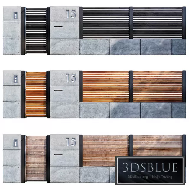 ARCHITECTURE – FENCE – 3DSKY Models – 394