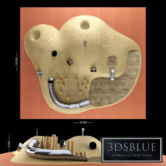 ARCHITECTURE – PLAYGROUND – 3DSKY Models – 689