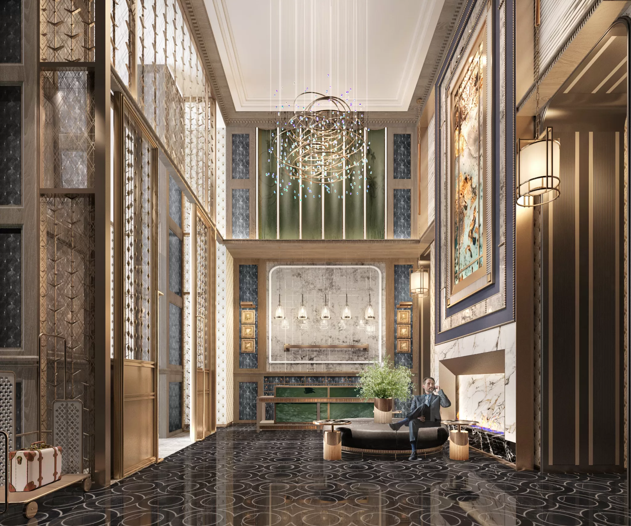 PUBLIC SPACE 3D SCENES – LOBBY – 0018