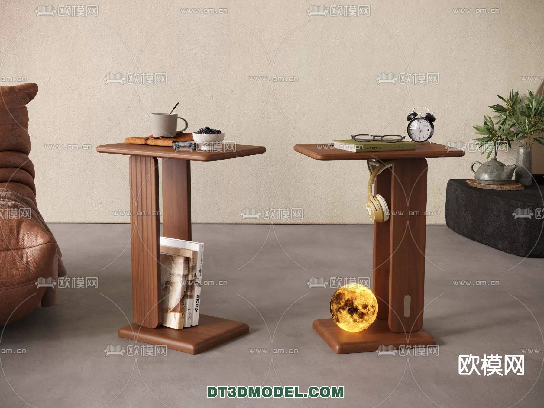 WABI SABI STYLE 3D MODELS – TEA TABLE – 0050