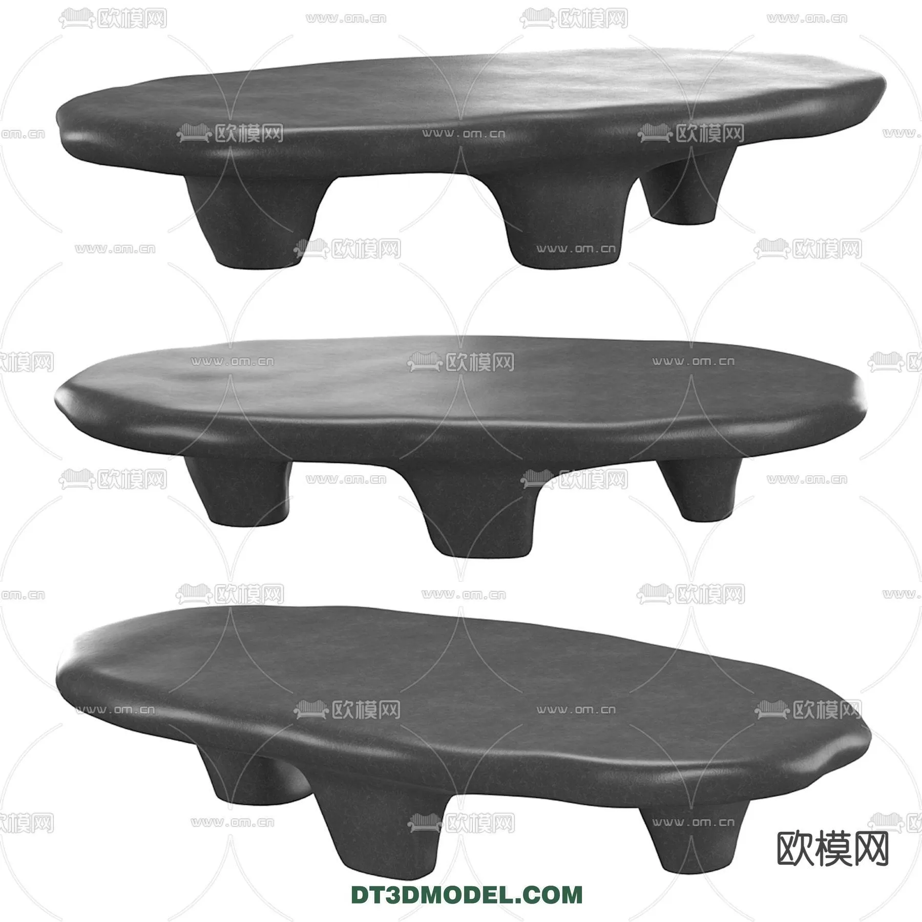 WABI SABI STYLE 3D MODELS – TEA TABLE – 0065