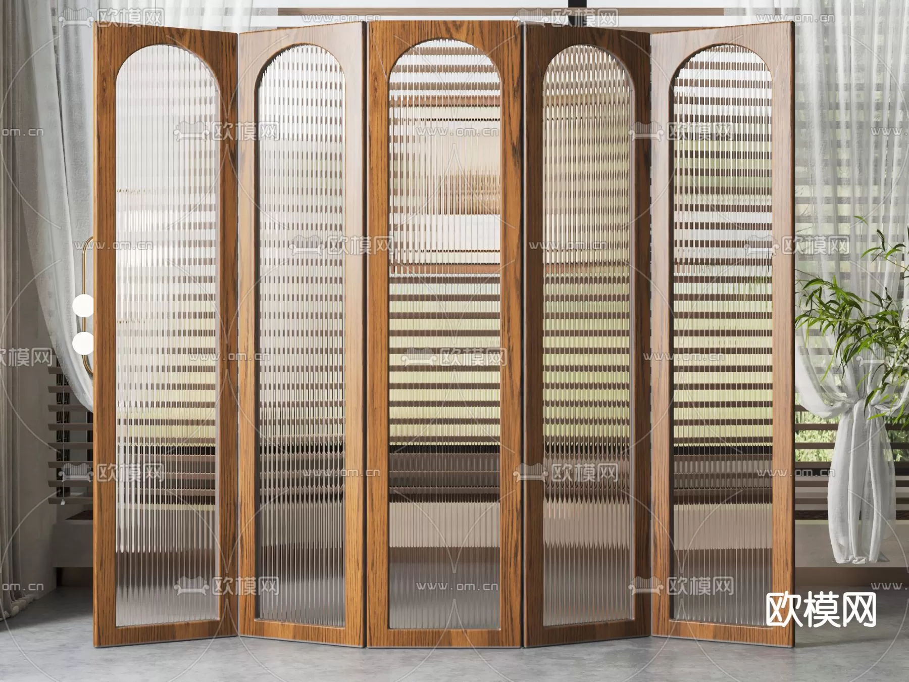 WABI SABI STYLE 3D MODELS – PANELS – 0008