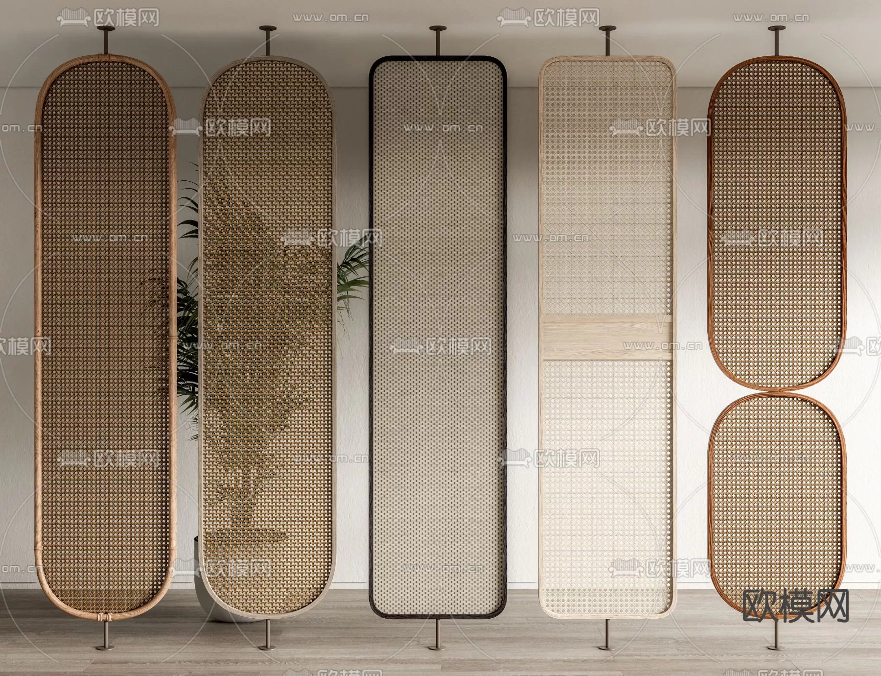 WABI SABI STYLE 3D MODELS – PANELS – 0024