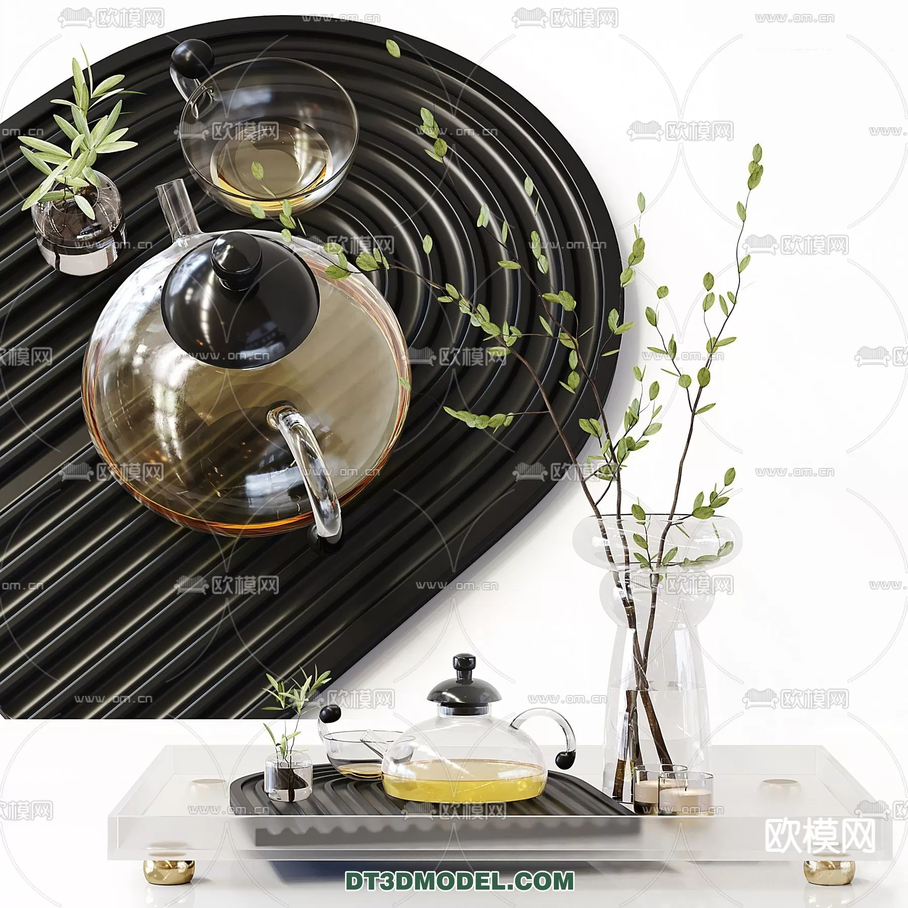 TEAPOT SET 3D MODELS – 032