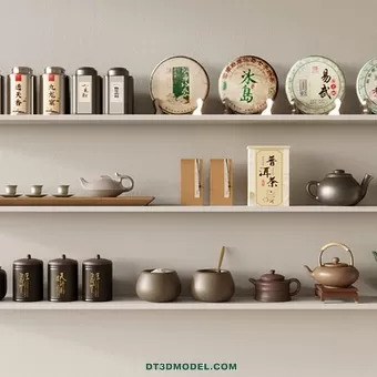 TEAPOT SET 3D MODELS – 065