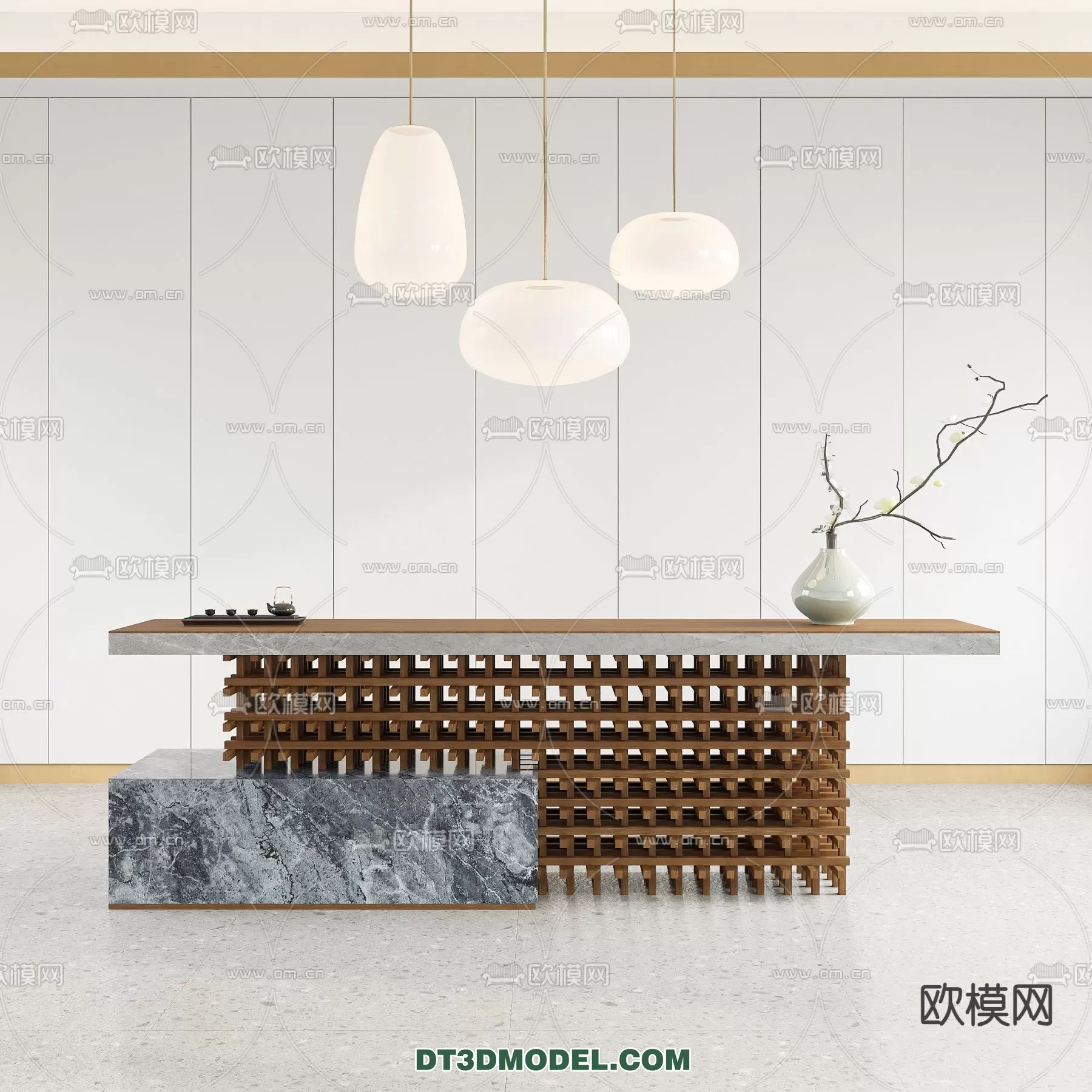 RECEPTION 3D MODEL – MODERN STYLE – 156