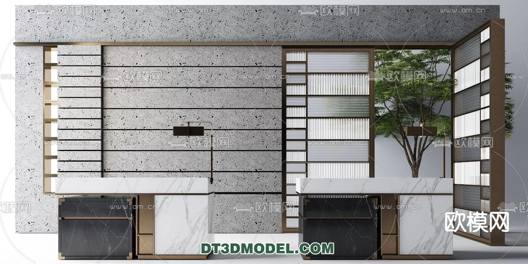 RECEPTION 3D MODEL – MODERN STYLE – 163