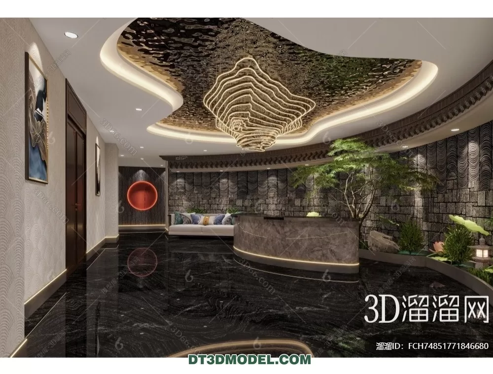 RECEPTION 3D MODEL – MODERN STYLE – 184