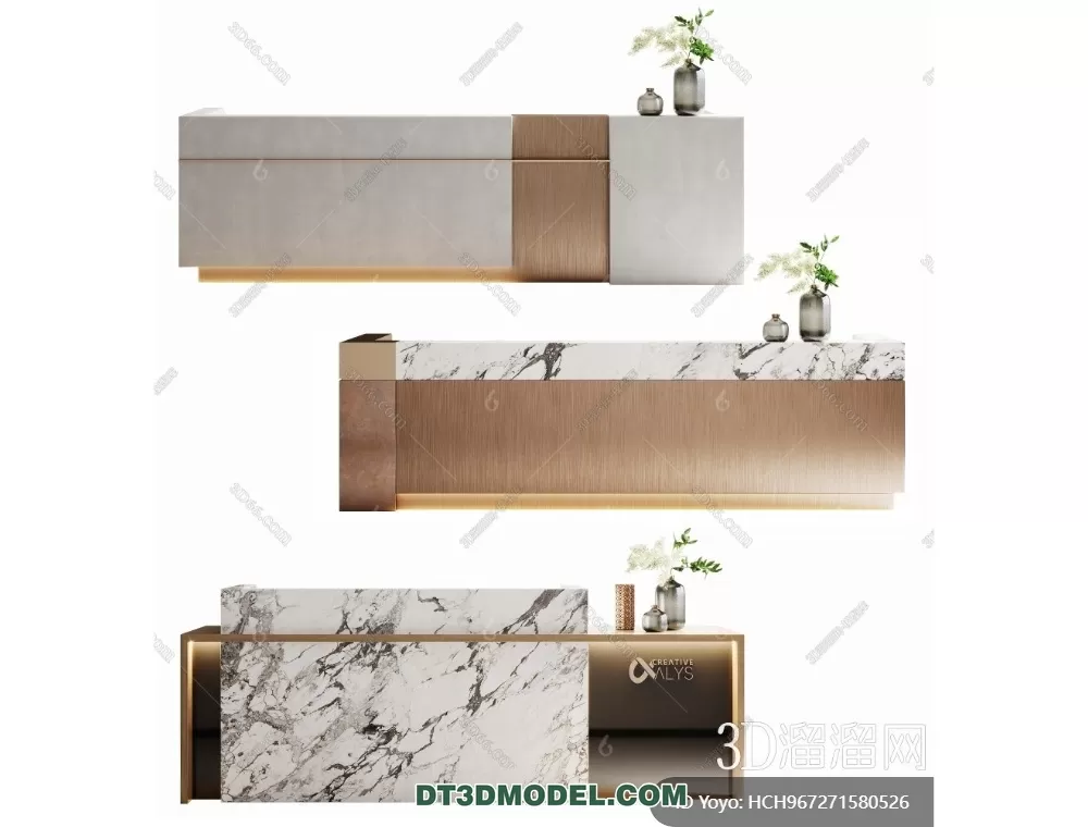 RECEPTION 3D MODEL – MODERN STYLE – 188