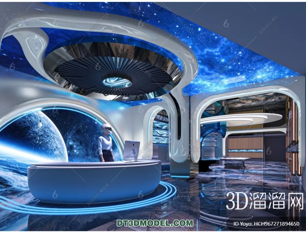 RECEPTION 3D MODEL – MODERN STYLE – 190