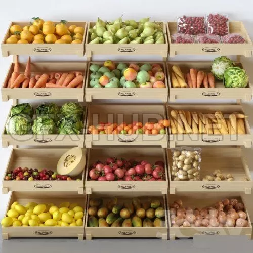 Vegetables Set-346 3d models – 227917