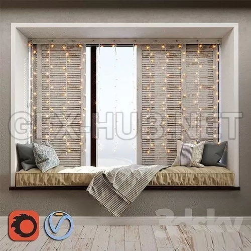 Window Decoration 3d model – 228745