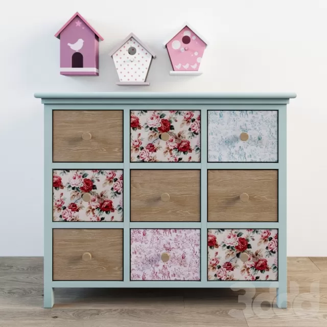 Детский комод Angelique Maisons du monde и скворечники – 231187