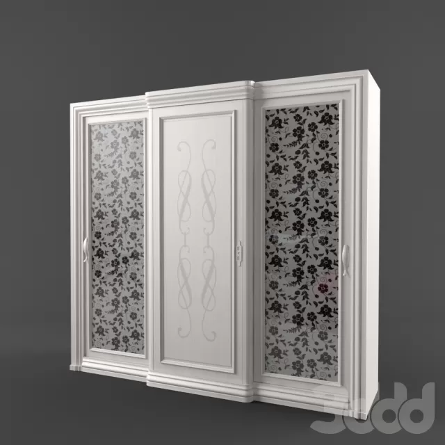 Классический шкаф с узорами – 232415