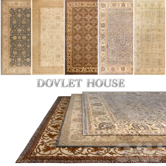 Ковры DOVLET HOUSE 5 штук (part 133) – 232613
