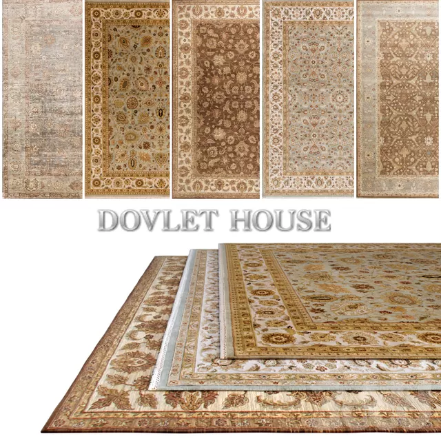 Ковры DOVLET HOUSE 5 штук (part 150) – 232651