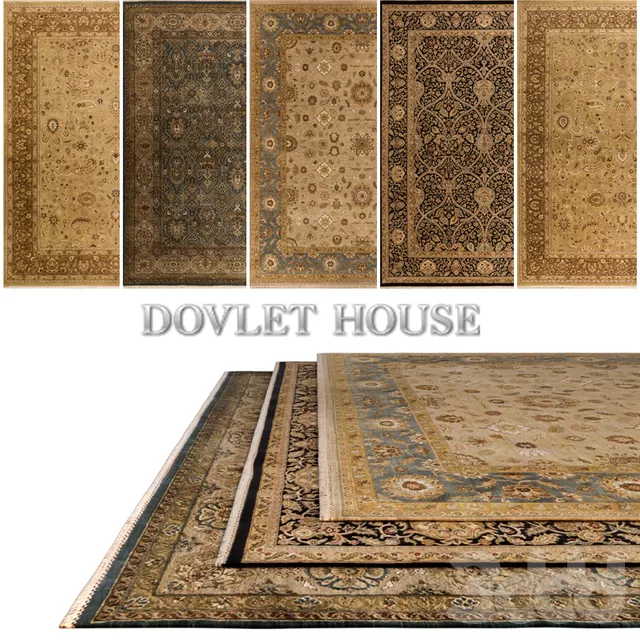 Ковры DOVLET HOUSE 5 штук (part 151) – 232653