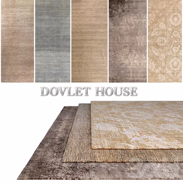 Ковры DOVLET HOUSE 5 штук (part 152) – 232655