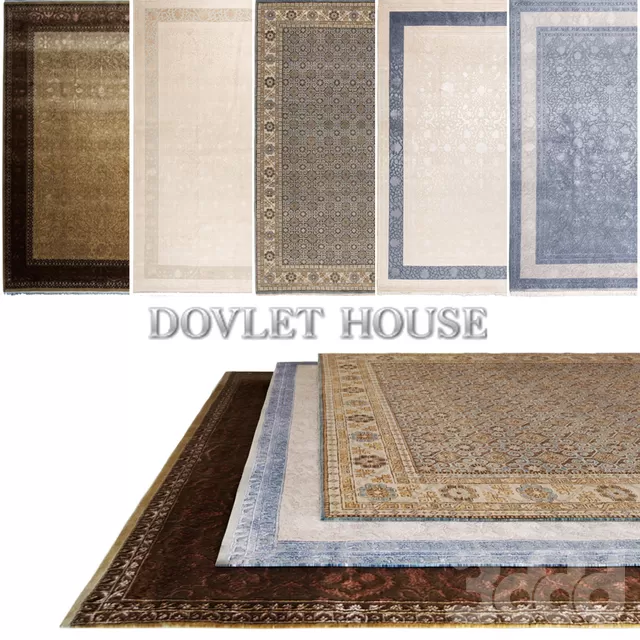 Ковры DOVLET HOUSE 5 штук (part 16) – 232671