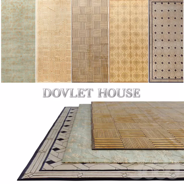 Ковры DOVLET HOUSE 5 штук (part 65) – 232821
