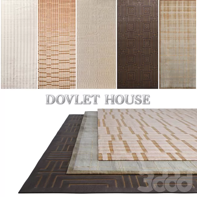 Ковры DOVLET HOUSE 5 штук (part 68) – 232827