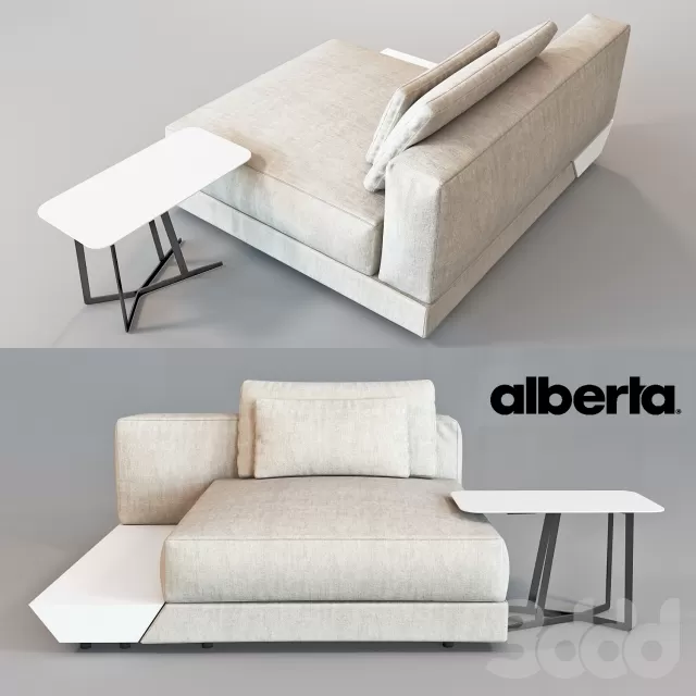 Кресло со встроенным столиком FloydAlberta Salotti – 233943
