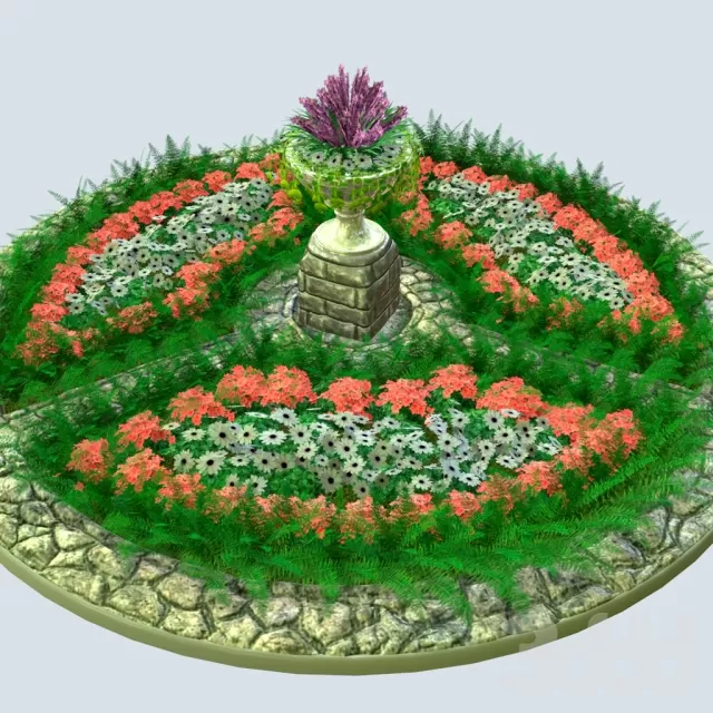 Круглая клумба – 234211