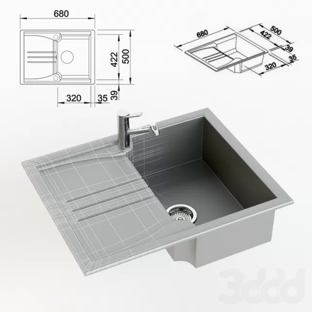 Кухонная мойка BLANCO ENOS – 234359