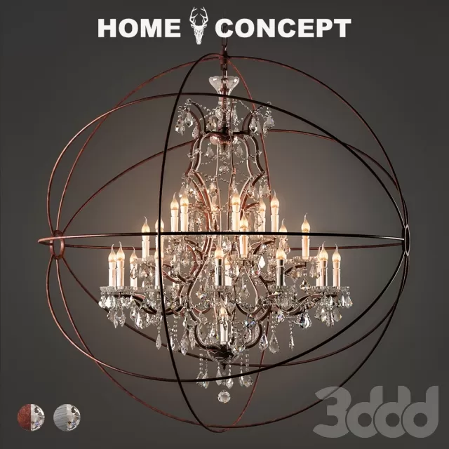 Люстра хрустальная с гироскопом большаяGyro Crystal Chandelier Large – 235231