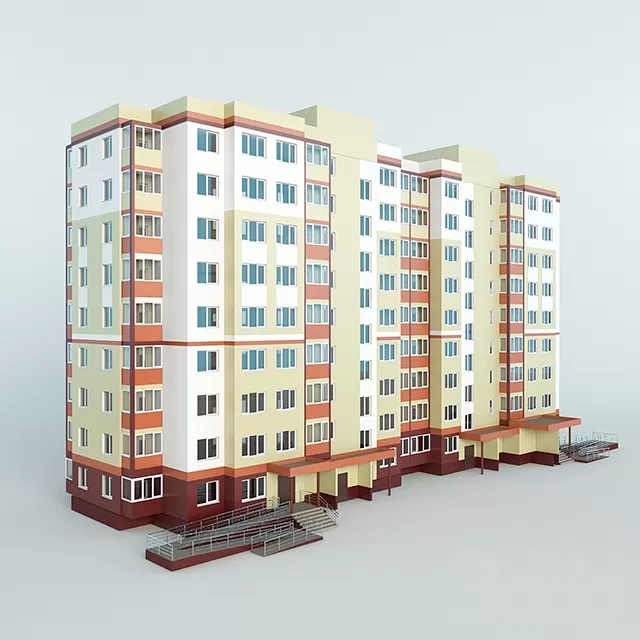 многоквартирный девятиэтажный жилой дом 1 – 235467
