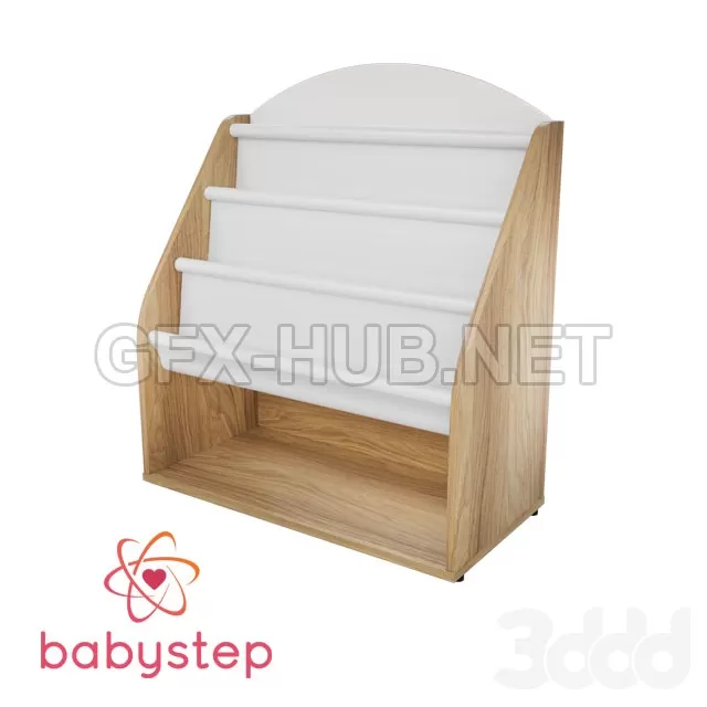 Полка детская книжная babystep Праздник800 напольная с текстильной полочкой – 237101