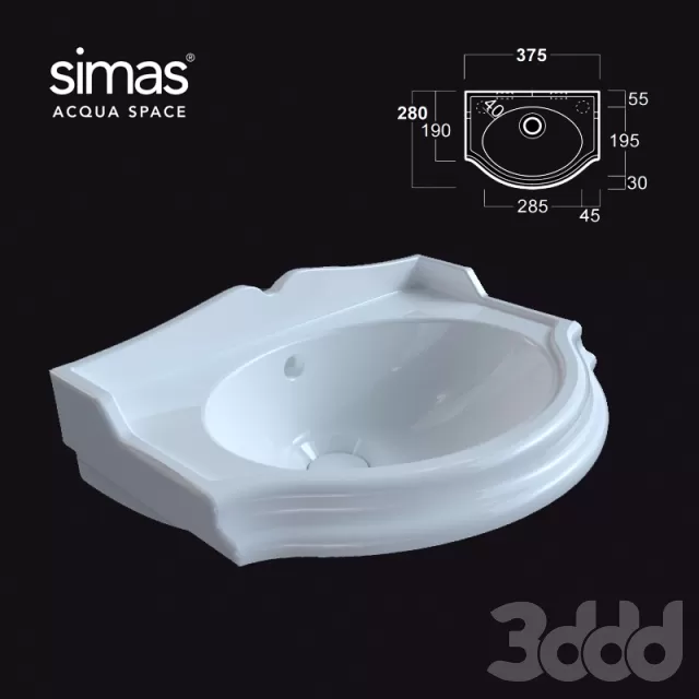 Раковина simas AR_035 – 237511