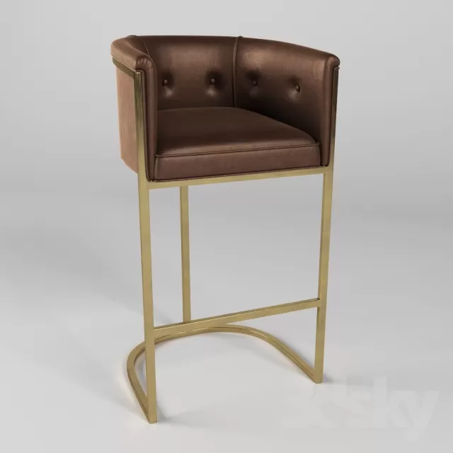 3DSKYMODEL – Chair – Stool – 1729