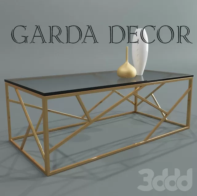 Стол журнальный золотой Garda Decor – 238751