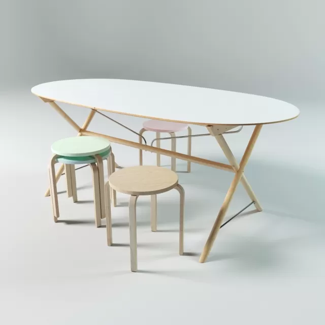 Стол и стулья IKEA – 238779