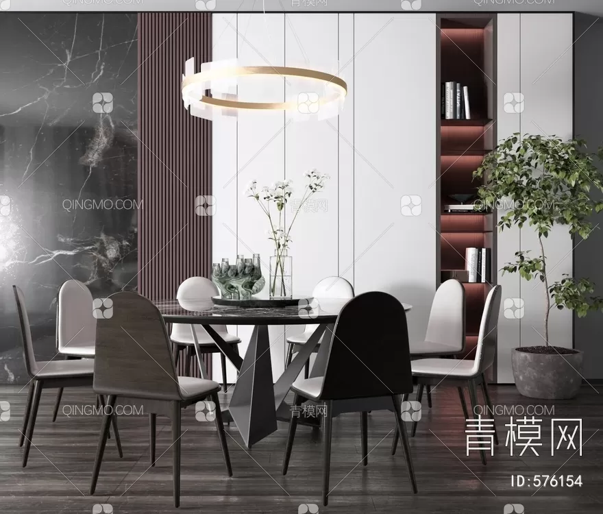 DINING TABLE SETS – 3D MODELS – 151 – PRO