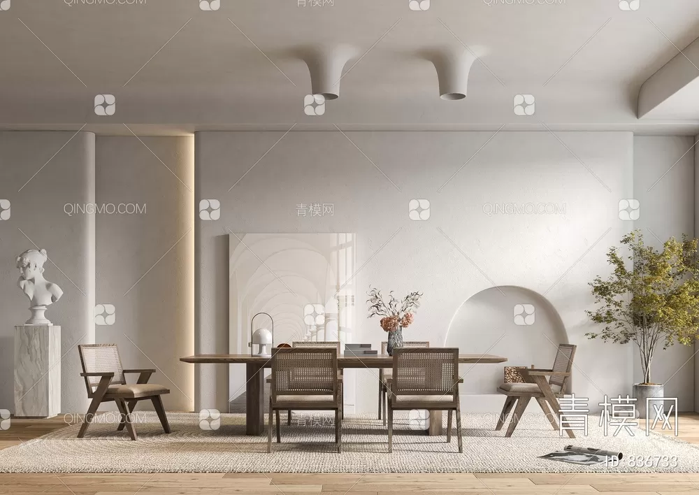 DINING TABLE SETS – 3D MODELS – 189 – PRO