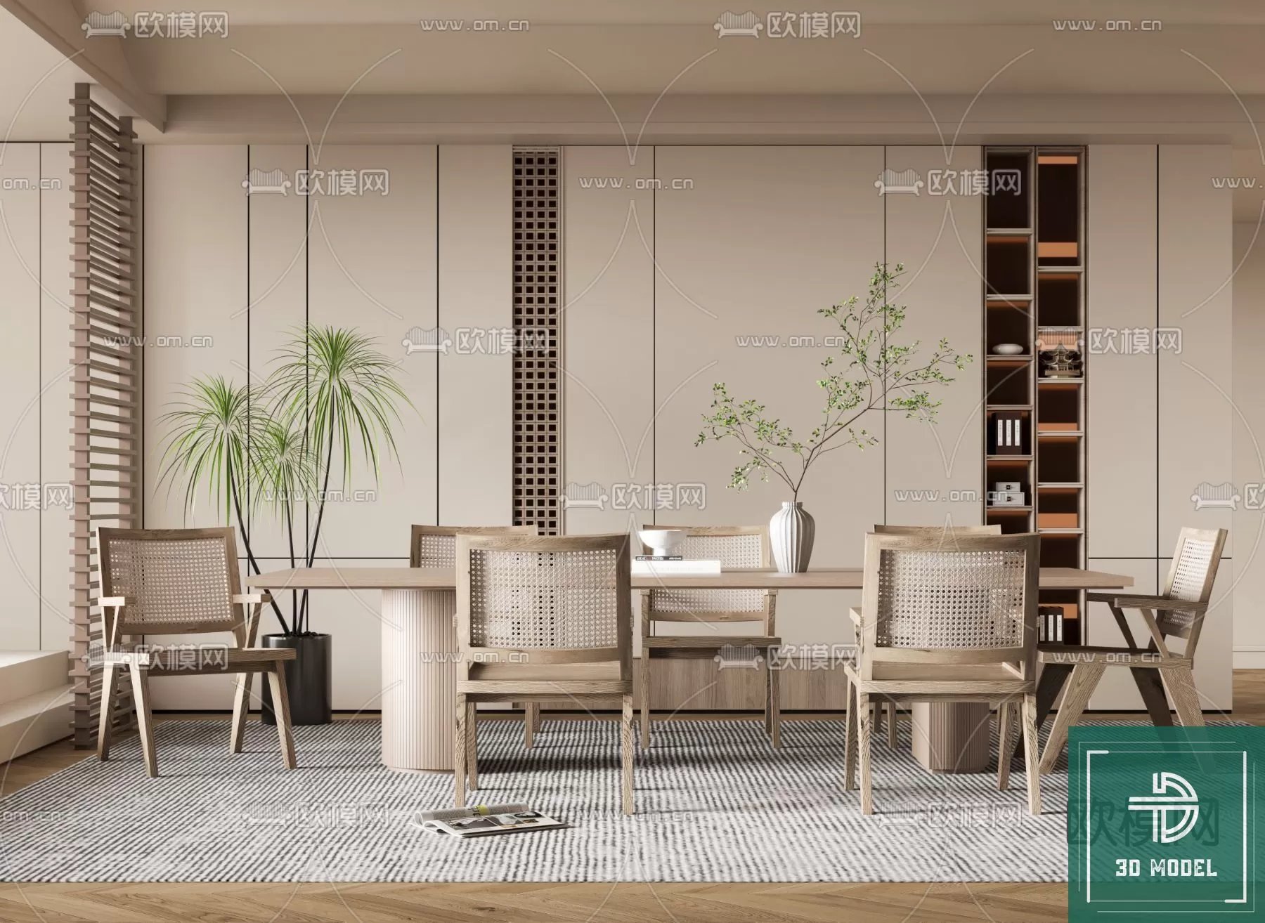 DINING TABLE SETS – 3D MODELS – 259 – PRO