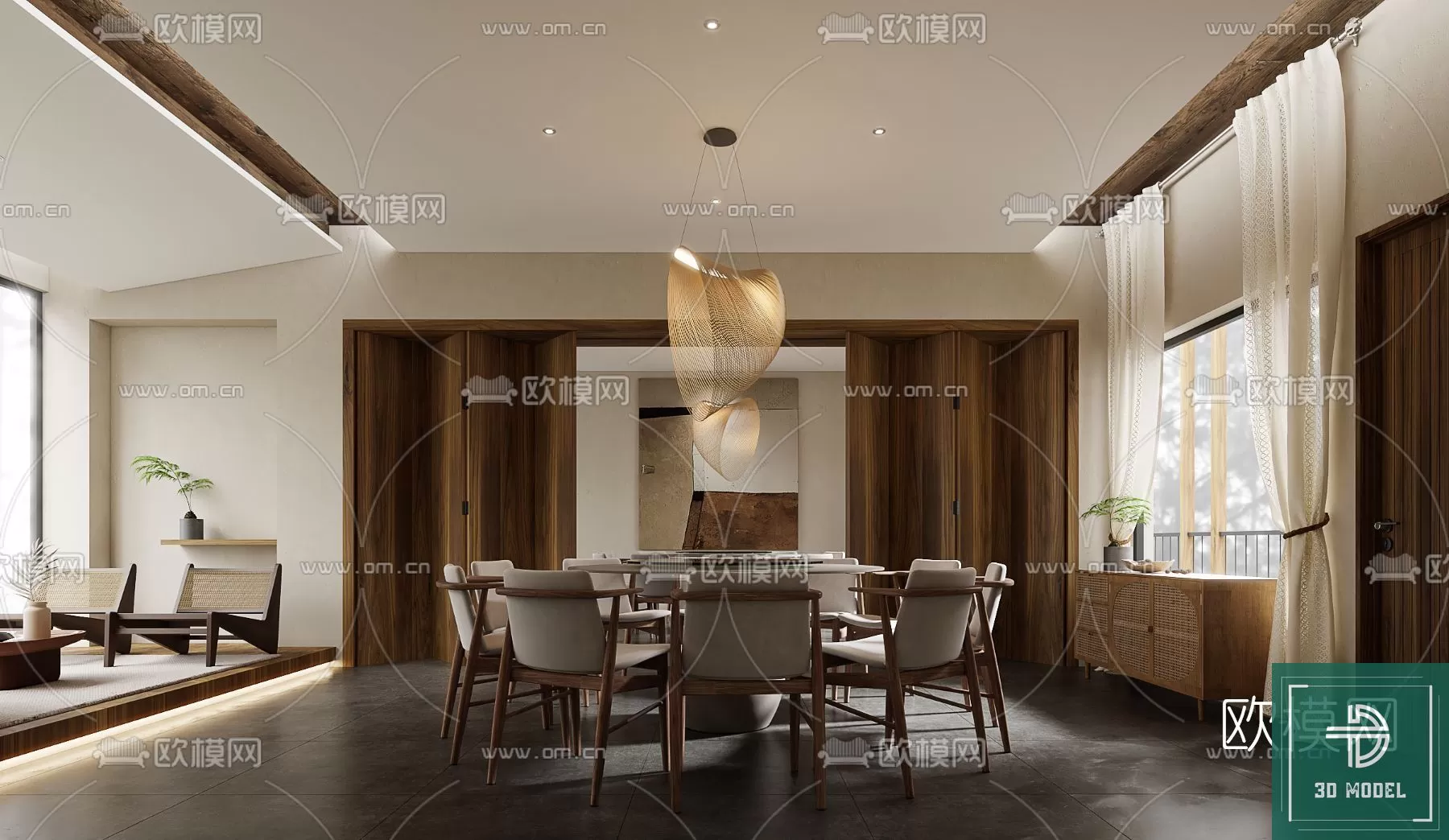 DINING TABLE SETS – 3D MODELS – 263 – PRO