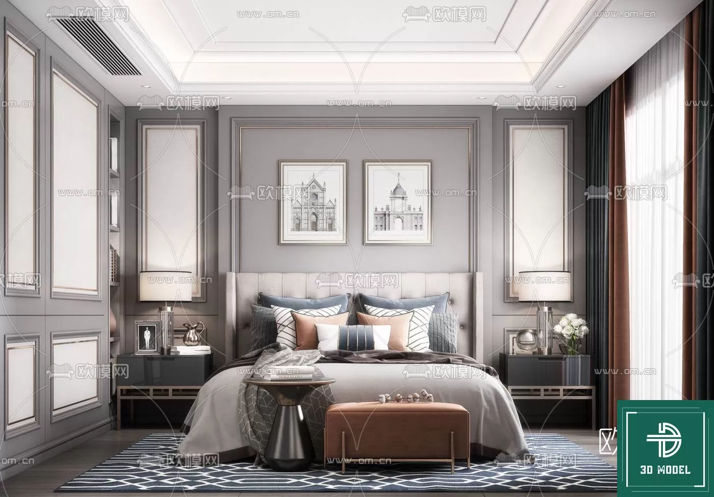 BEDROOM – 3DS MAX MODELS – 200 – PRO