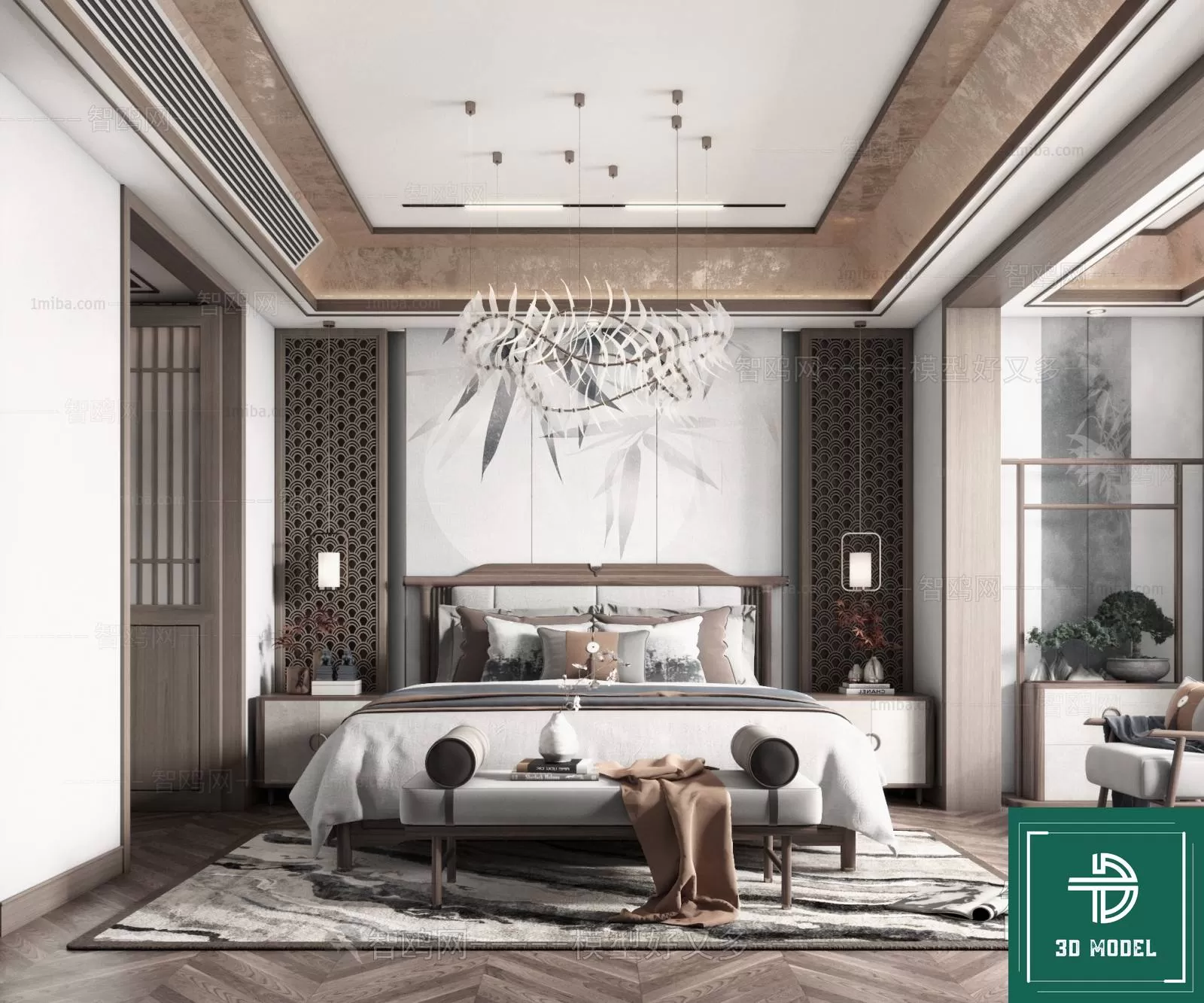 BEDROOM – 3DS MAX MODELS – 288 – PRO