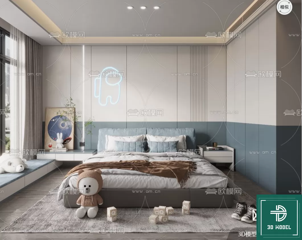 BEDROOM – 3DS MAX MODELS – 325 – PRO