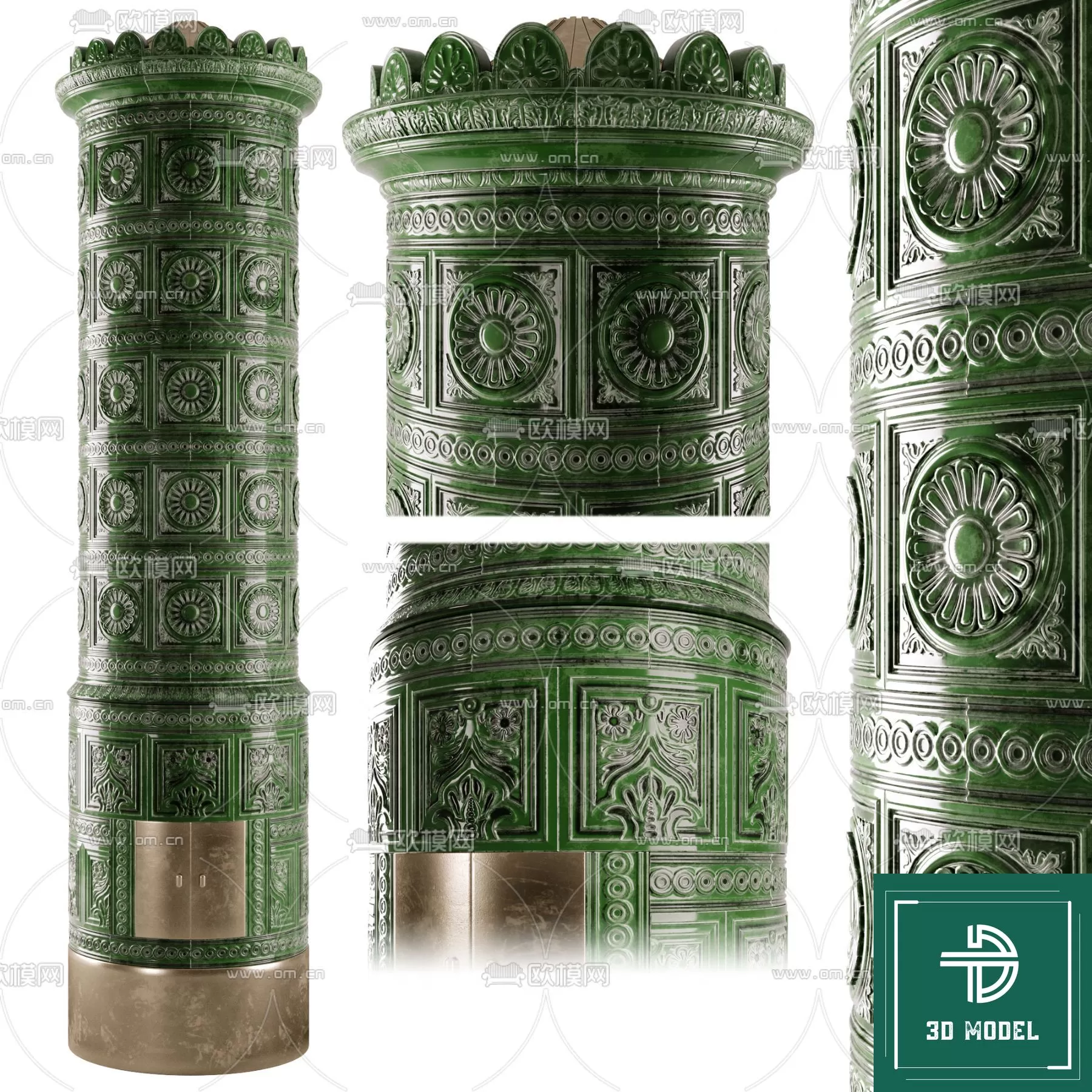 Pillar 3D Models – 3DS Max – 097 – PRO